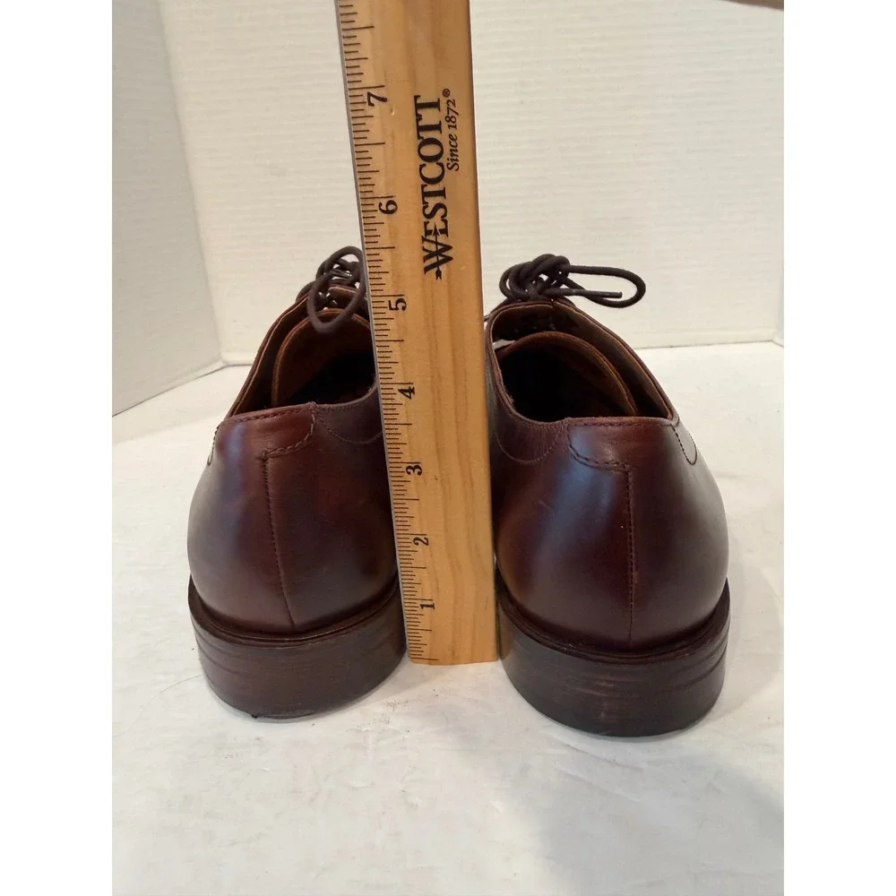 Bostonian McKewen Brown Leather Lace Up Cap Toe Oxford Dress Shoes 10.5